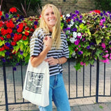 Tote bag - Made from recycled plastic bottles and recycled organic cotton
